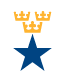 Svenska blå stjärnans logga. 